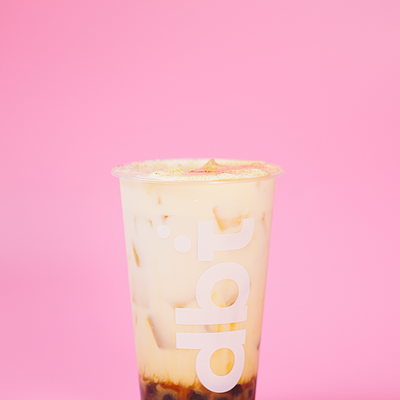 Сливочно-карамельный Боба холодный Обьем M (маленький) в Double Bubble Tea по цене 600 ₽