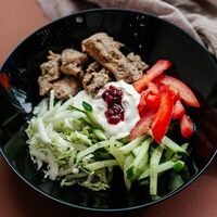 Шаверма салат с куриной грудкой в Роллерс