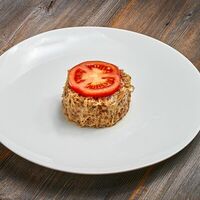 Греча с сыром и томатом в EDAVEDA