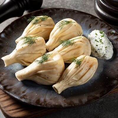 Хинкали с телятиной и бараниной в Чайхона №1 Тимура Ланского по цене 750 ₽