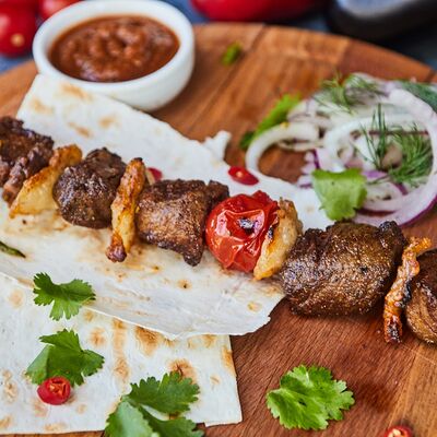 Шашлык по-Самаркандски из телятины в Тайфун по цене 359