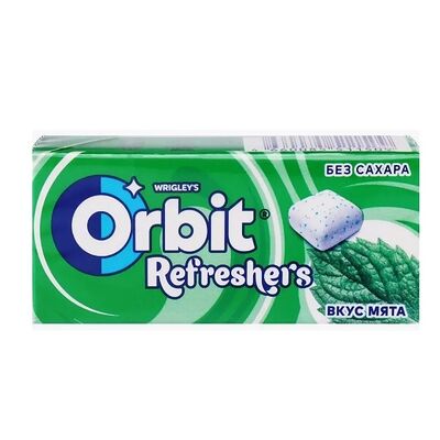 Жевательная резинка Orbit Refreshers мята в КофеНямия по цене 135 ₽