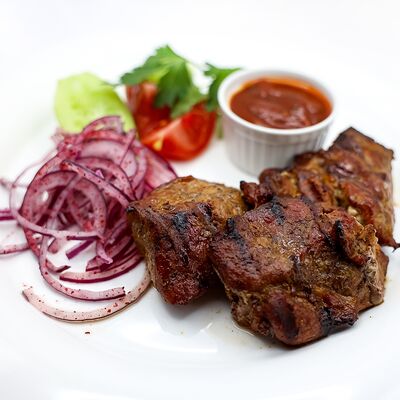 Шашлык из cвинoй шеи в Собрание по цене 785 ₽