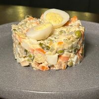 Оливье с семгойв Menthol