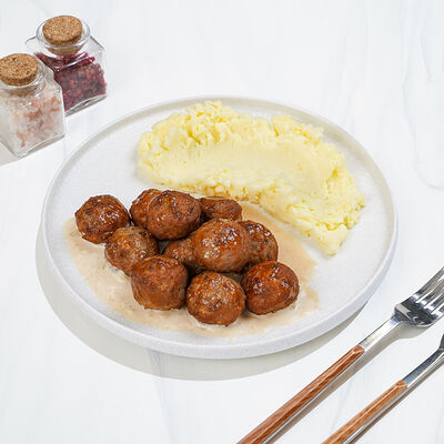 Митболы с картофельным пюре в Магбургер & Братья Караваевы по цене 315