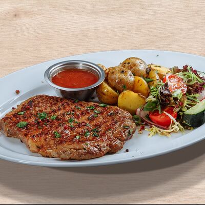 Стейк из cвинoй шеи в Ив.Дурдинъ по цене 670