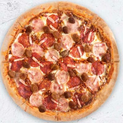 Супер Мясная Пицца 23 см на традиционном тесте в Pizza HeartPizza Hut по цене 479