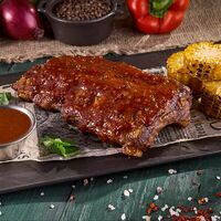 Свиные рёбрышки с соусом BBQ в Ohooligans