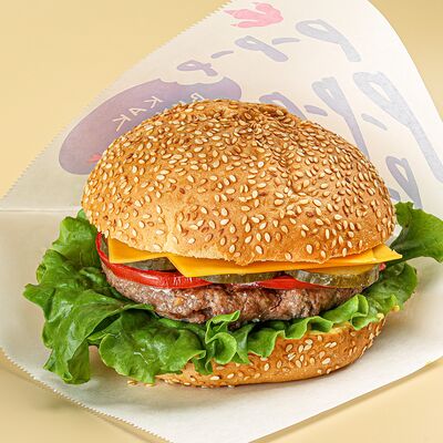 Гамбургер в Семейный ресторан Mr Grek по цене 1210 ₽