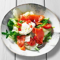 Салат с семгой в Перчини