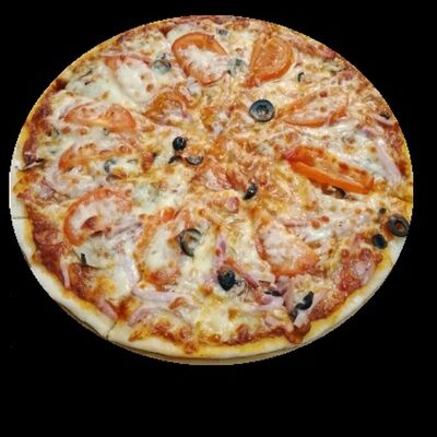 Пицца с ветчиной, салями и грибами в Тбилиси по цене 850 ₽