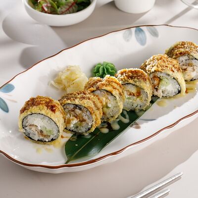 Ролл темпура с угремв Кукумбер по цене 790 ₽