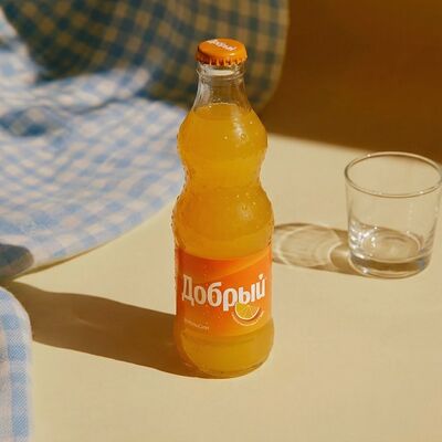 Апельсин добрый стекло 0,25л в Kasabi Wooo по цене 200 ₽