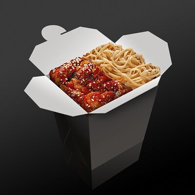 Цыплёнок по-тайски с лапшой Wок в Большой ФО по цене 319 ₽