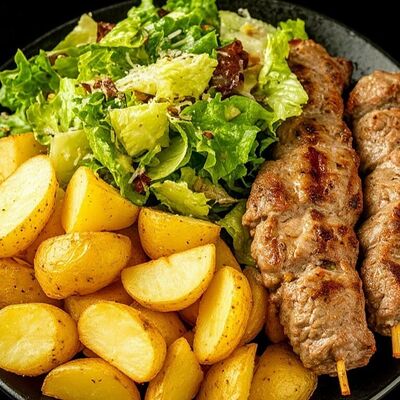 Бизнес-ланч №3 в Сытый шашлык по цене 740 ₽