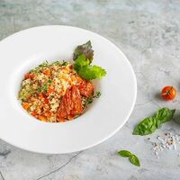 Киноа с овощами в Topfoodcafe