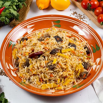 Плов чайханский на компаниюв Чайхана Марварид по цене 1990 ₽