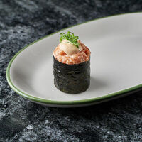 Запеченные суши лосось в Суши в бутылке