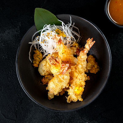 Креветки темпура с манго чили в Tsunami Sushi & Cocktails по цене 1290 ₽