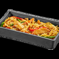 Лапша яичная с курицей под соусом терияки в Суши Мастер