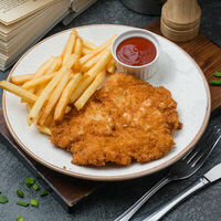 Куриный шницель с фри в Моррис