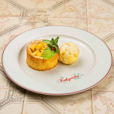 Яблочный пирог с сорбетом в Катюша Katyusha по цене 420