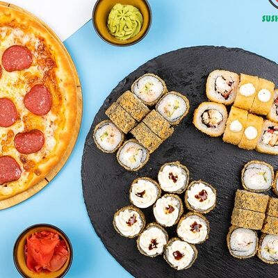 Сет Темпура и пицца пепперони в Sushi and Pizza по цене 8490 ₸