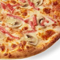 Грибы и ветчина в Chicago Pizza