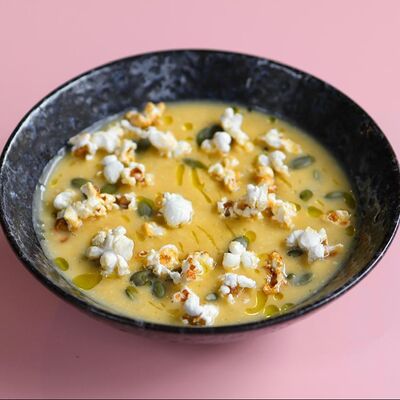 Тыквенный суп в Napoli Italian bistro по цене 480 ₽