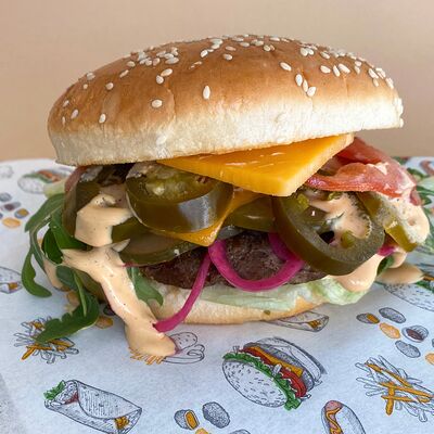 Острый Бургер в Piccola Pizza по цене 380