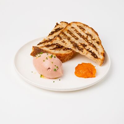 Паштет из куриной печени с хурмой в KM20 по цене 840 ₽