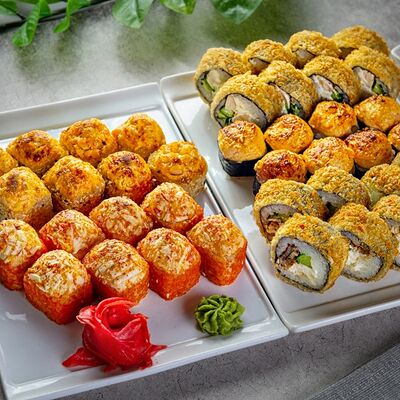 Набор роллов Хот пати в Суши-бар Макс Бокс по цене 2218 ₽