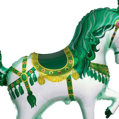 Воздушный шар Цирковая зелёная лошадьв Дарите красиво по цене 1390 ₽