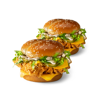 Пара со скидкой: 2 Маэстро Бургера в ROSTIC’S по цене 598 ₽