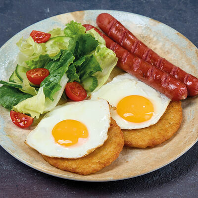 Драники с копчеными колбасками в Пицца Темпо по цене 21 р.