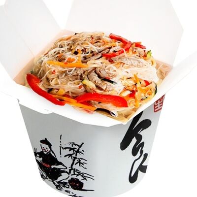 Фунчоза с креветками и устричным соусом в Nami Sushi-Bar по цене 519 ₽