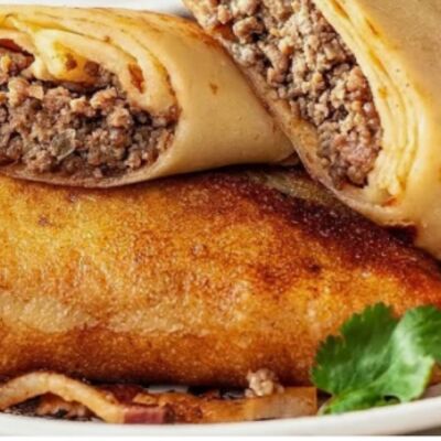 Блин фаршированный в Горячо и вкусно по цене 450 ₽