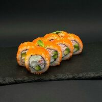 Ролл с креветкой и крабом в Bibik Sushi