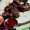 Шашлык из свиной шейки в Harats pub по цене 790