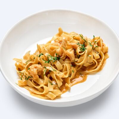 Паста с креветками в Drunken duck pub по цене 830 ₽