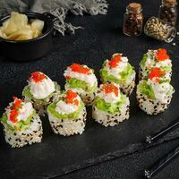 Ролл с крабом и гуакамоле в Дикий улов
