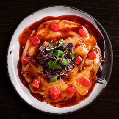 Сашими Гребешок, апельсиновый понзу в KOJI по цене 1850 ₽