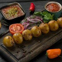 Мини-картофель на мангале в Istanbul Kebab