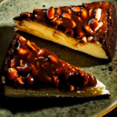 Сникерс чизкейк в Хинкалико по цене 450 ₽