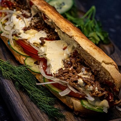 Донер с курицей в Мангал & Кебаб по цене 379 ₽