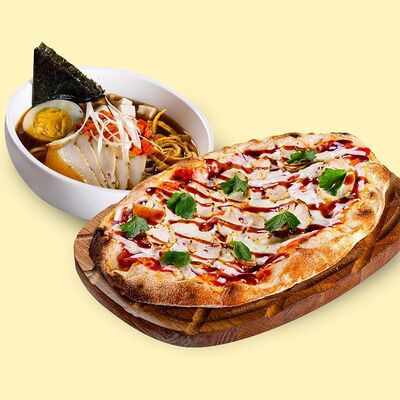 Комбо Суп Рамен классический и римская пицца Курица-Терияки в Япончик по цене 799 ₽