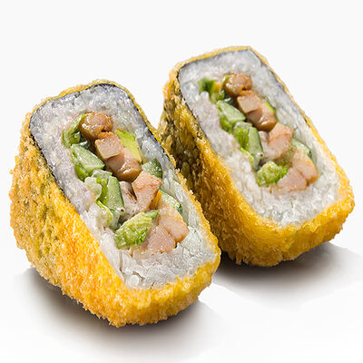Онигири с курицей темпура в Вкус и лосось по цене 310 ₽