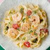 Фетучини с креветками в сливочном соусе в Лебовски Пицца и Боулинг по цене 780