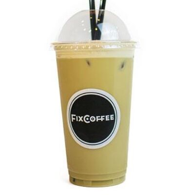 Айс латте на растительном молоке в Fixcoffee по цене 330 ₽