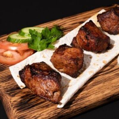 Шашлык из свинины, завернутый в лавашев Пандок по цене 520 ₽